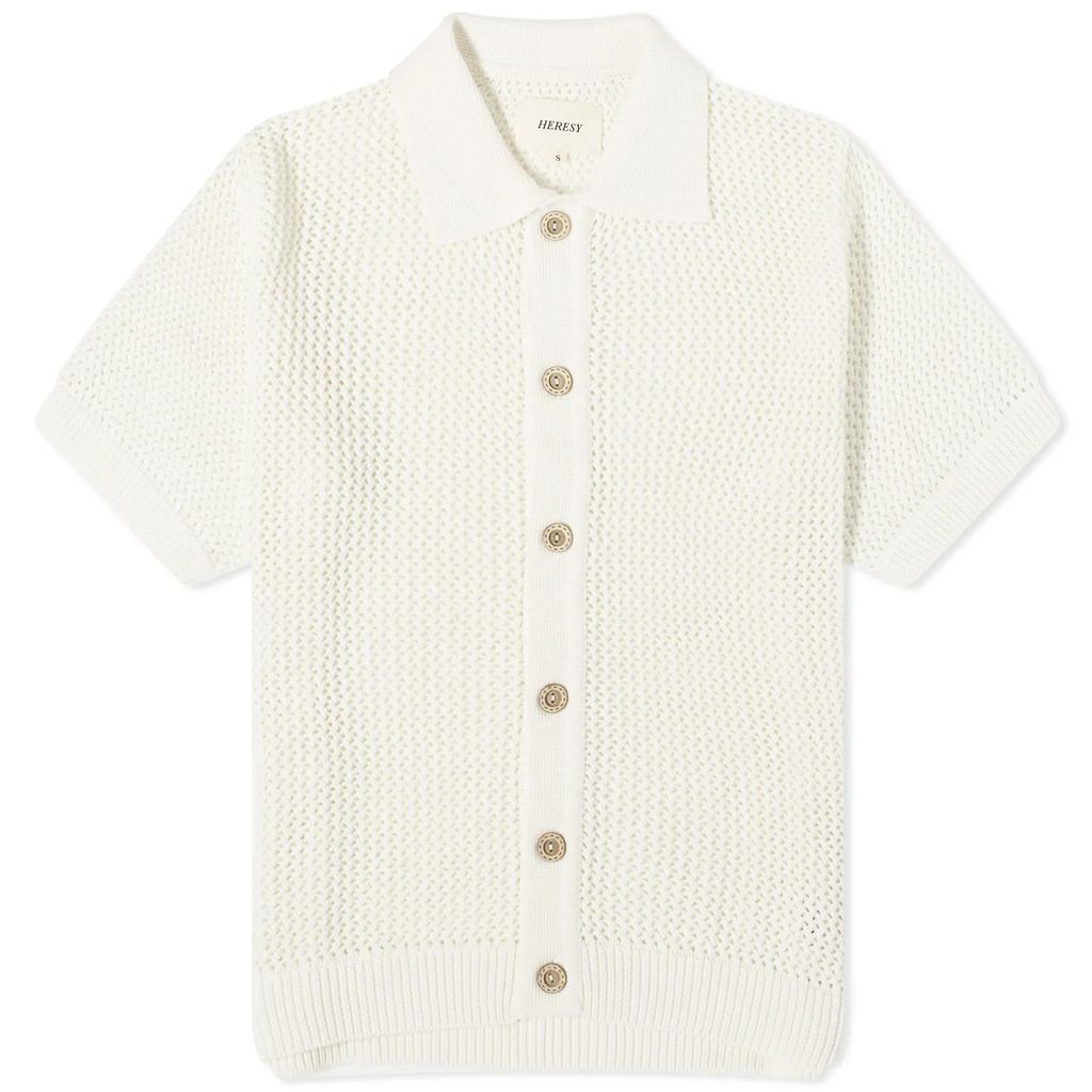 Braid Knitted Shirt Off White