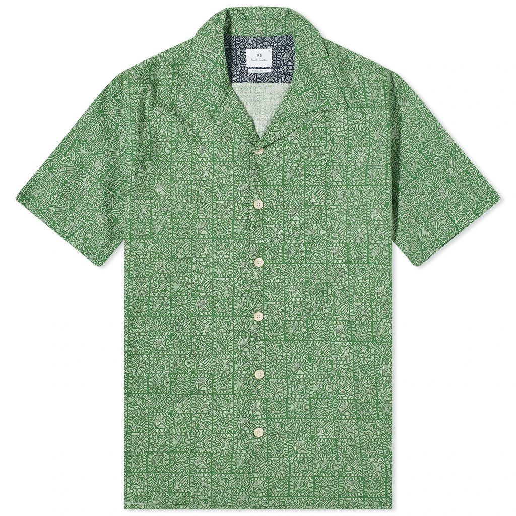 Men's Print Vacation Shirt Green