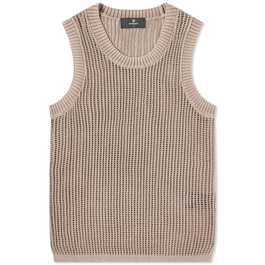 Men's Washed Knitted Vest Dawn