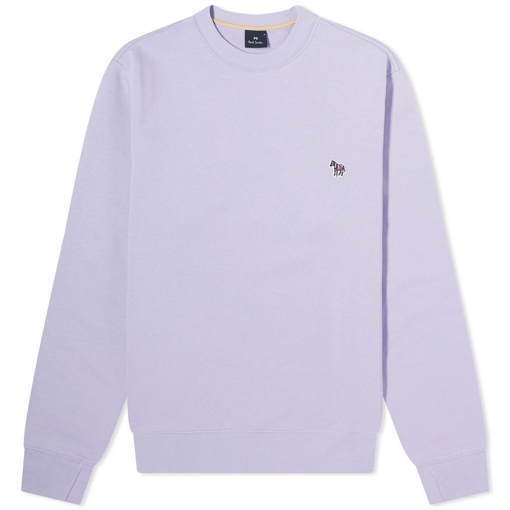 Men's Zebra Sweatshirt Purple
