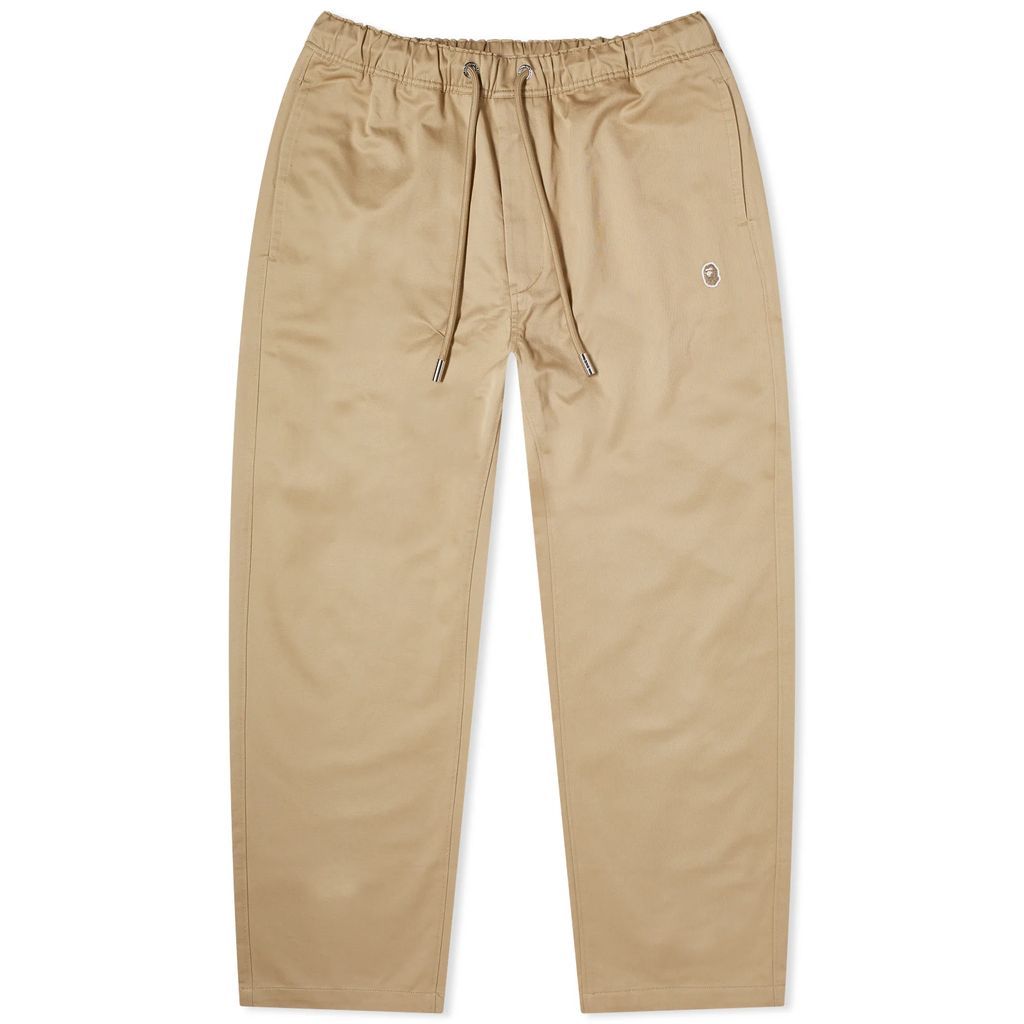 Men's One Point Easy Chino Pants Beige