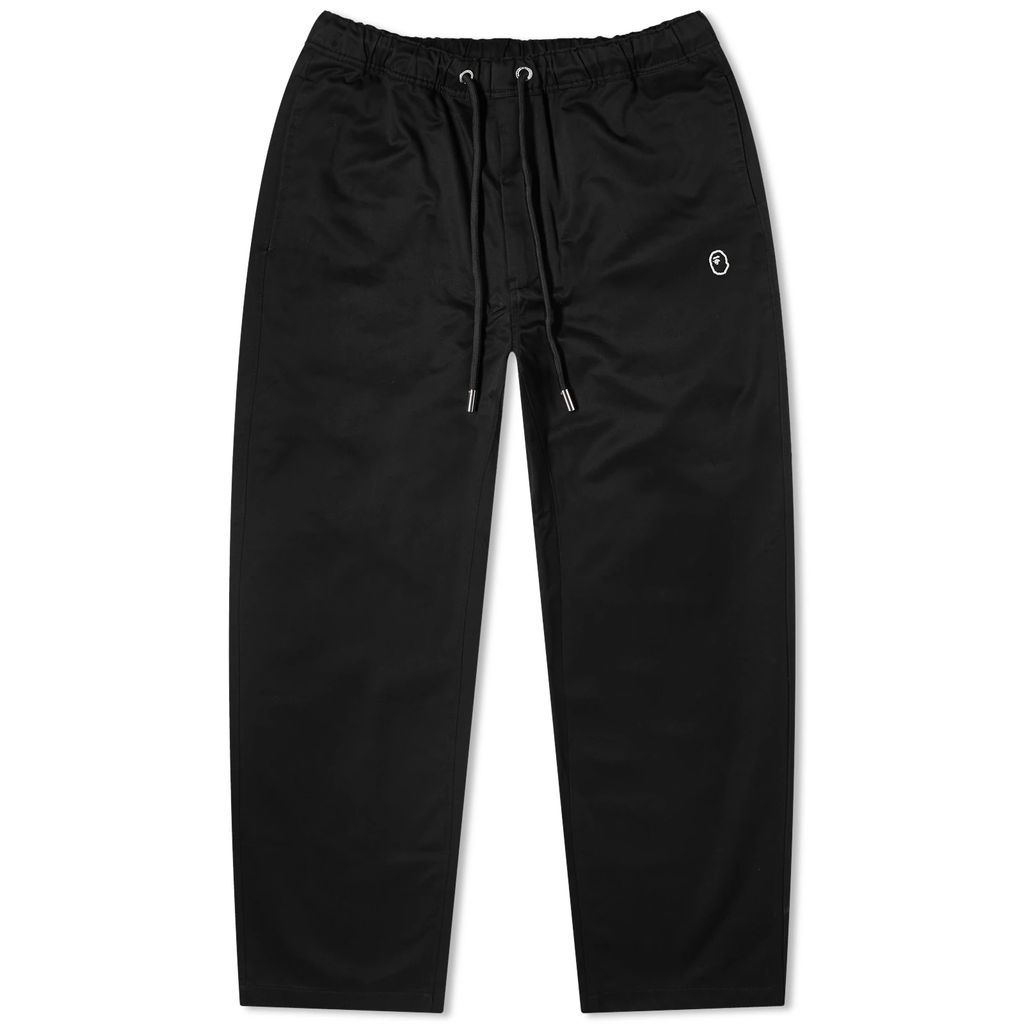Men's One Point Easy Chino Pants Black