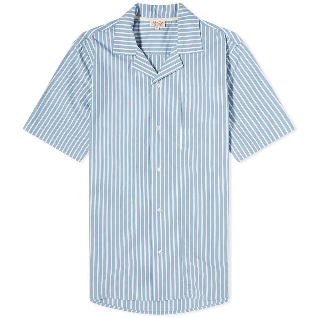 Men's Stripe Vacation Shirt Blue