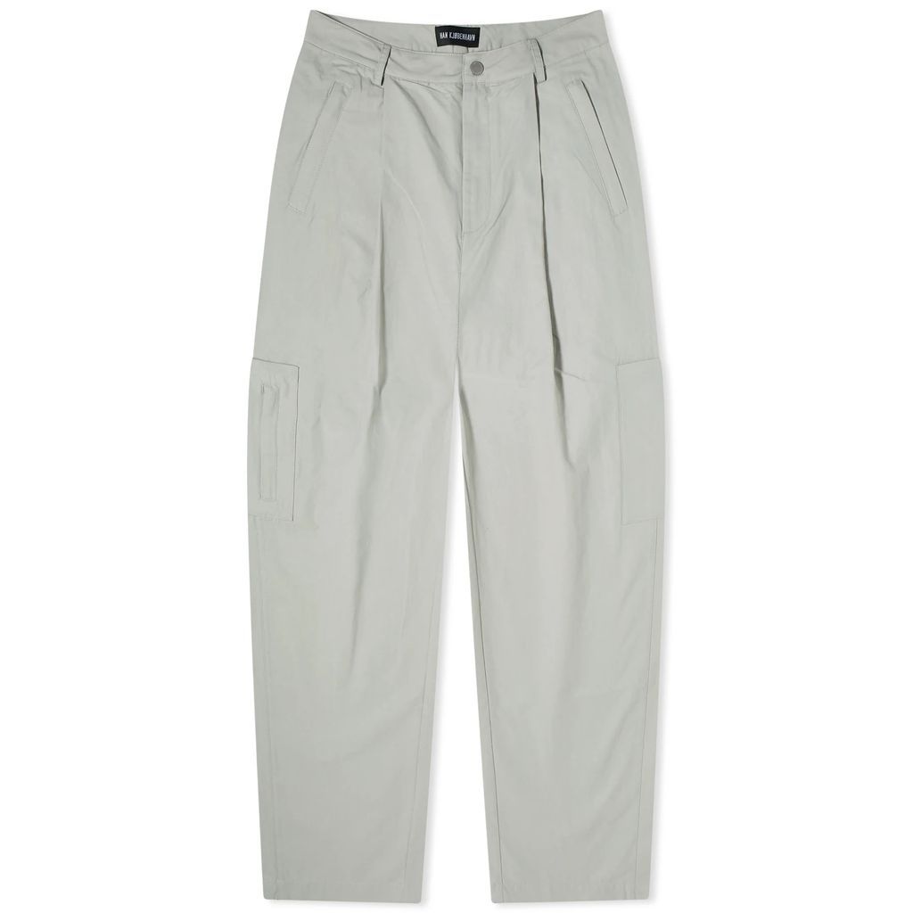 Men's Cargo Trousers Light Grey