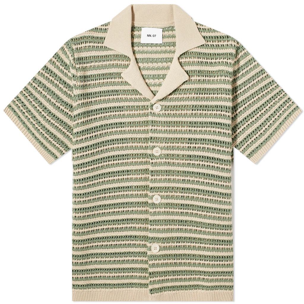 Men's Henry Knit Vacation Shirt Ecru