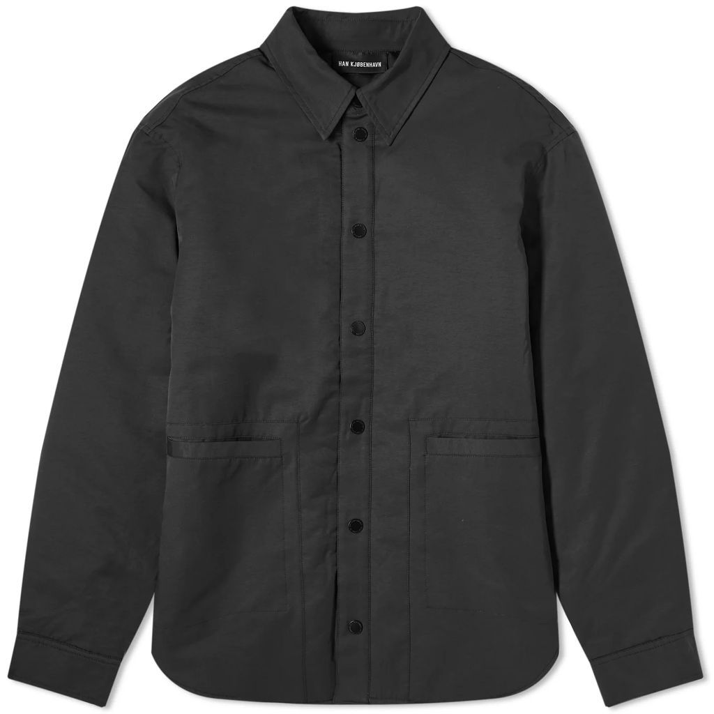 Men's Oversized Padded Overshirt Black