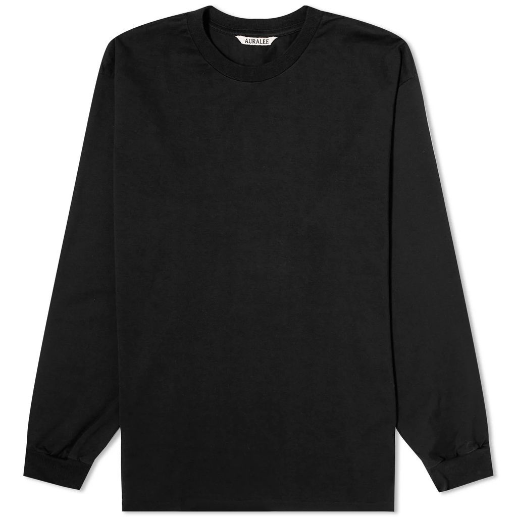 Men's Long Sleeve Heavy Weight T-Shirt Black