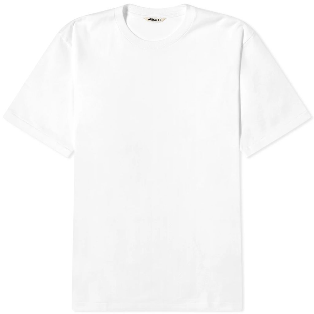 Men's Luster Plaiting T-Shirt White
