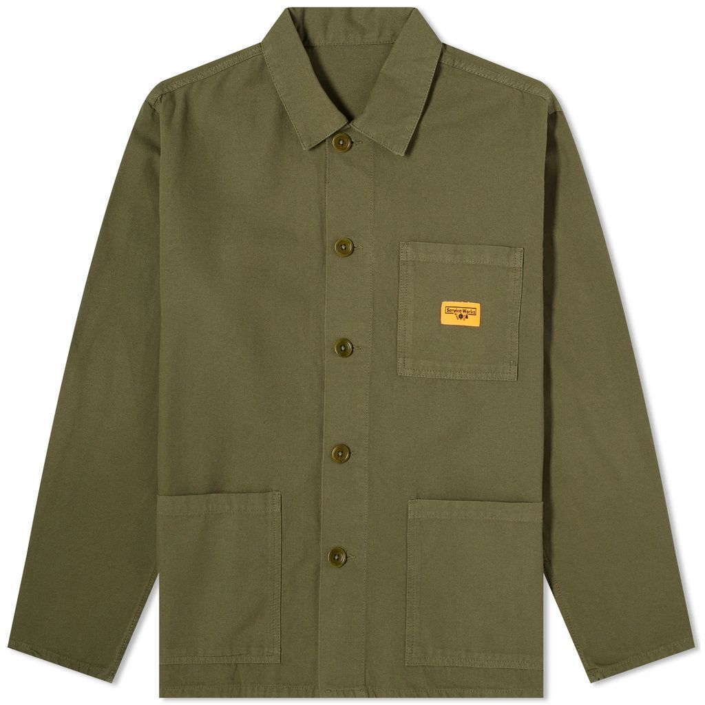 Men's Canvas Coverall Jacket Olive
