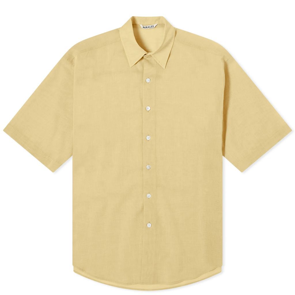 Men's Finx Long Sleeve Shirt Light Yellow Chambray