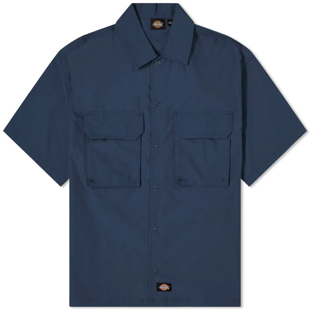 Men's Fishersville Short Sleeve Utility Shirt Dark Navy
