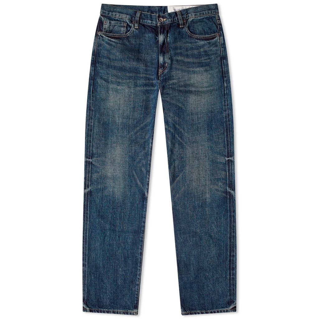 Men's Washed Denim Jeans Indigo