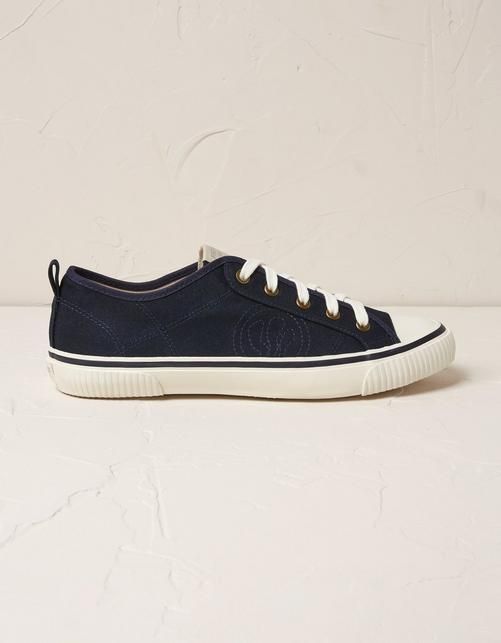 Mens Organic Cotton Lace Up Trainers