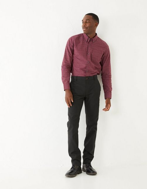 Mens Copper & Black Slim Trouser