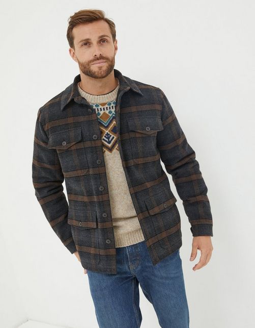 Mens Fjord Ombre Overshirt
