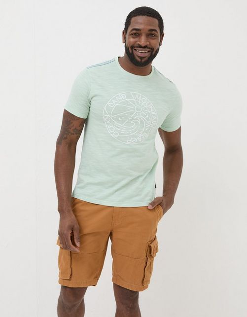 Mens Land & Sea Graphic T-Shirt