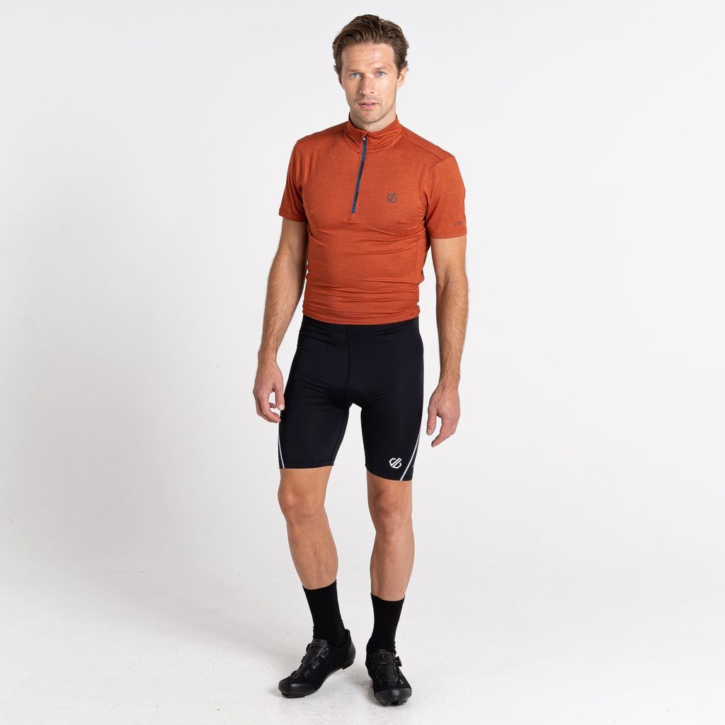 Men's Quick Drying Bold Reflective Cycling Shorts Black White, Size: Xxxl