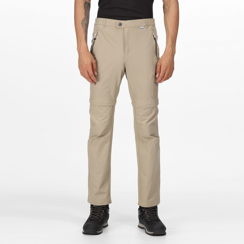 Men's Highton Zip Off Walking Trousers Parchment, Size: 30L