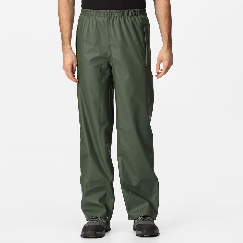 Men's Stormflex II Waterproof Trousers Olive, Size: M