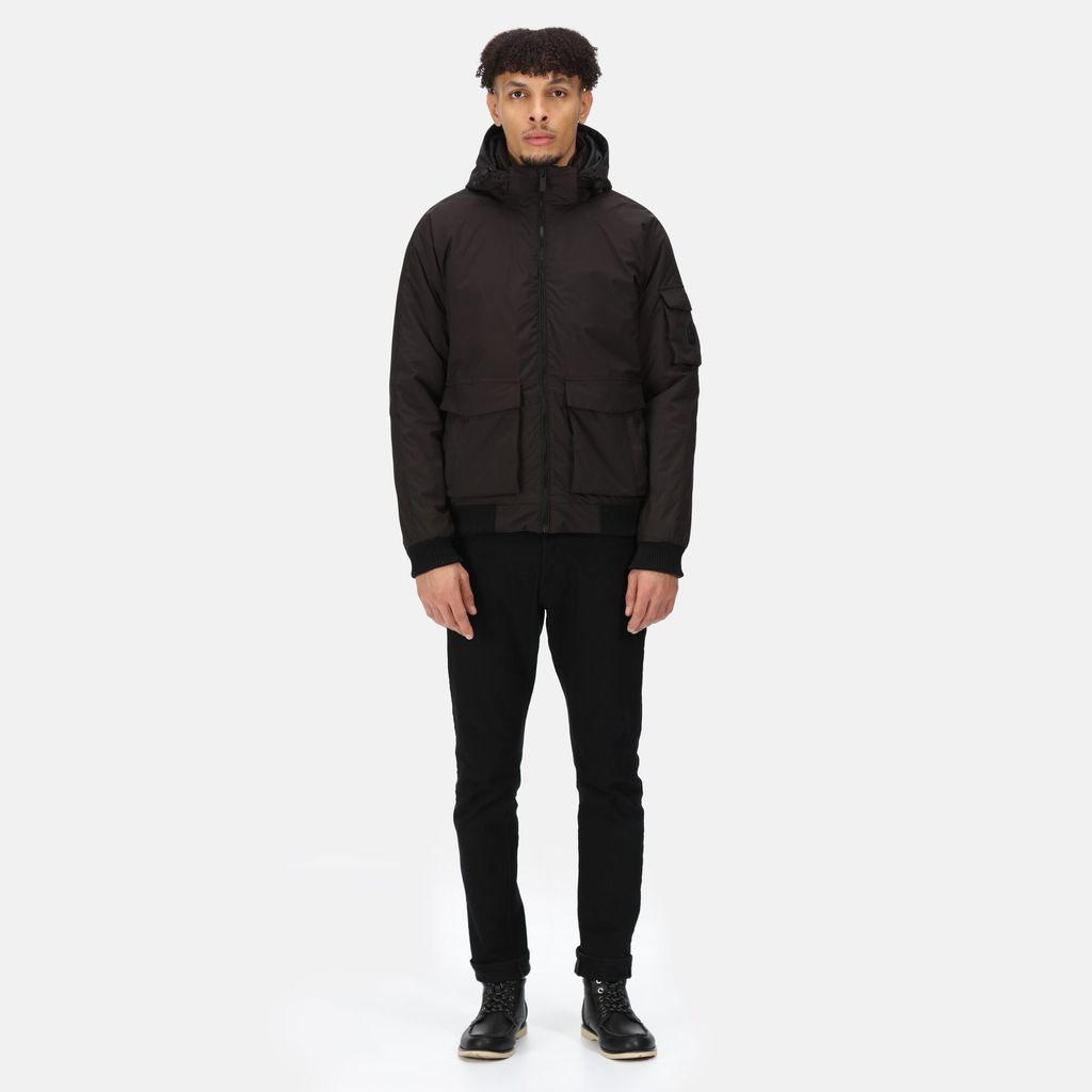 Men's Breathable Faizan Waterproof Jacket Black, Size: M