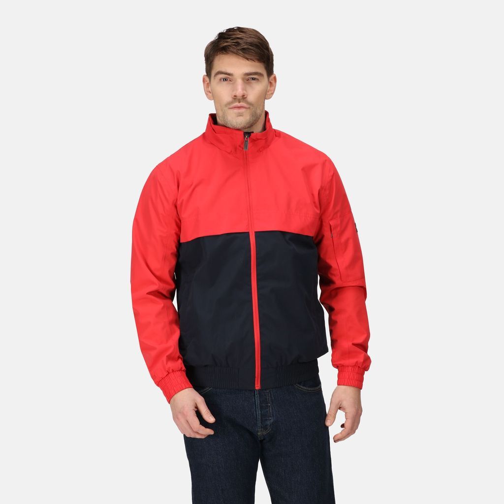Men's Shorebay Waterproof Jacket Rocco Red Navy, Size: Xxl