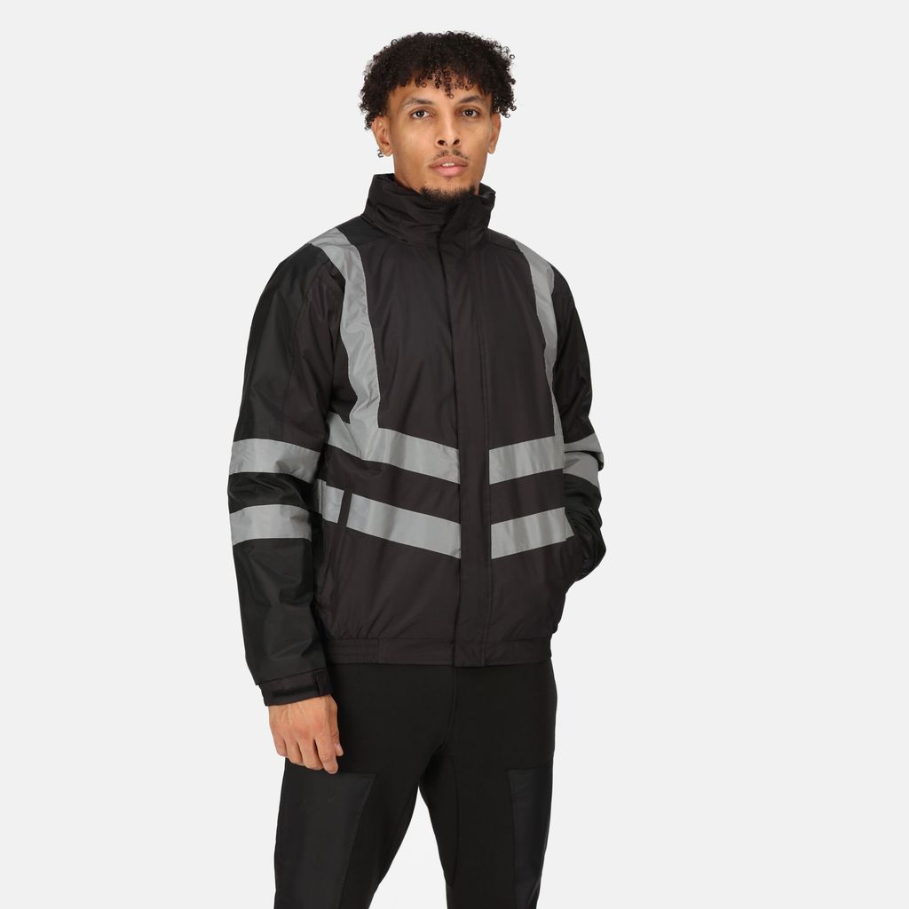 Men's Waterproof Ballistic Jacket Black, Size: L