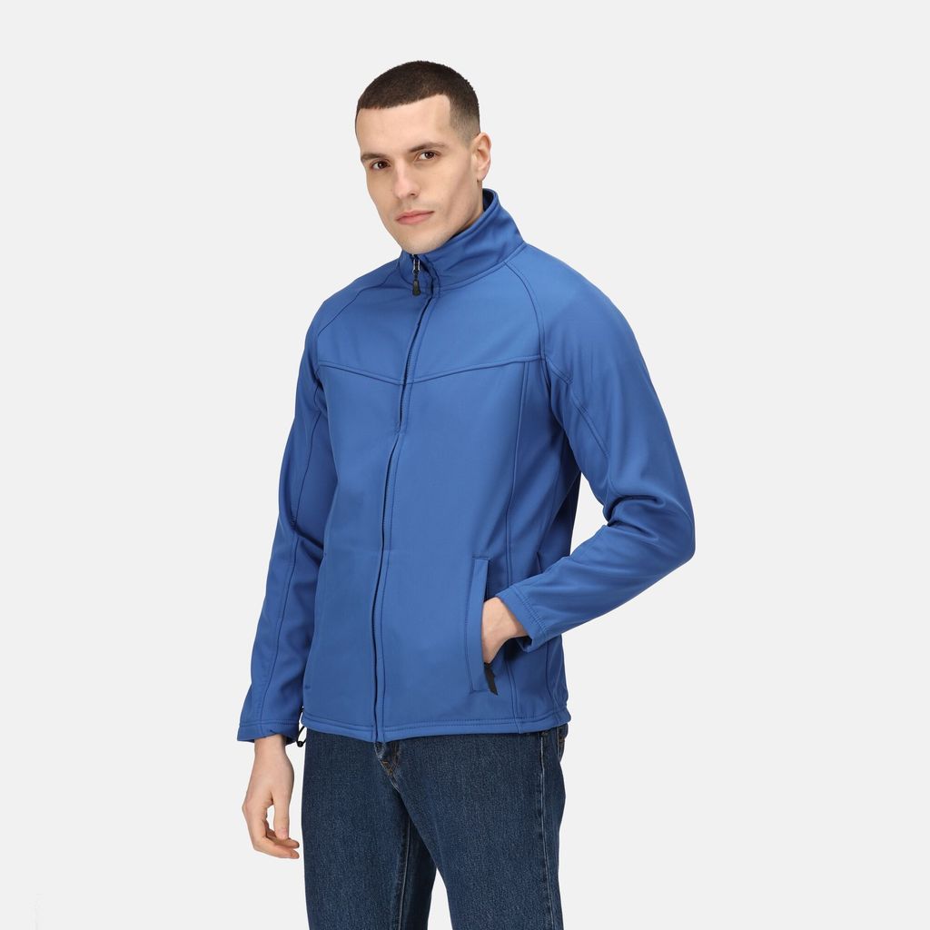 Regatta Workwear Men's Uproar Softshell Jacket Royal Blue, Size: S