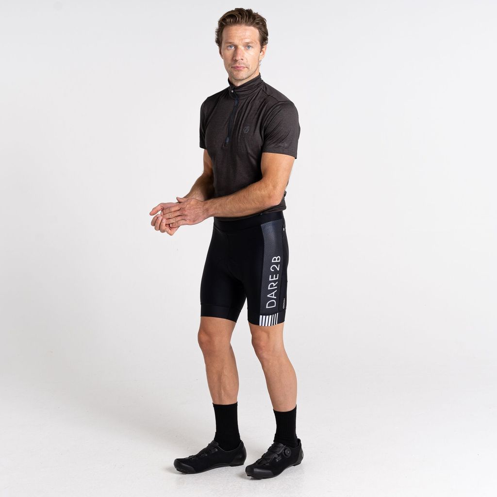 Men's Virtuosity Quick Drying Aep Cycling Shorts Black White, Size: Xxl