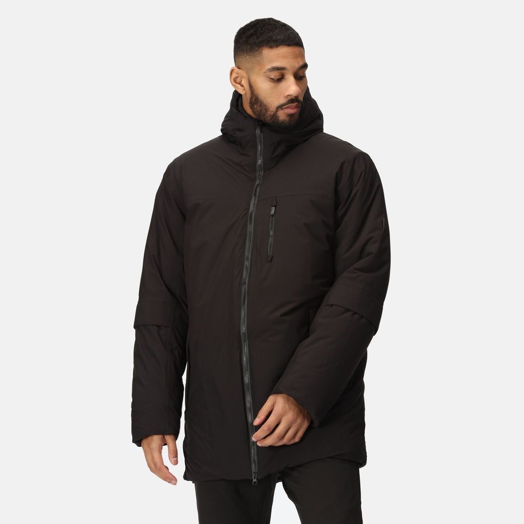 Men's Breathable Yewbank II Parka Jacket Black, Size: M
