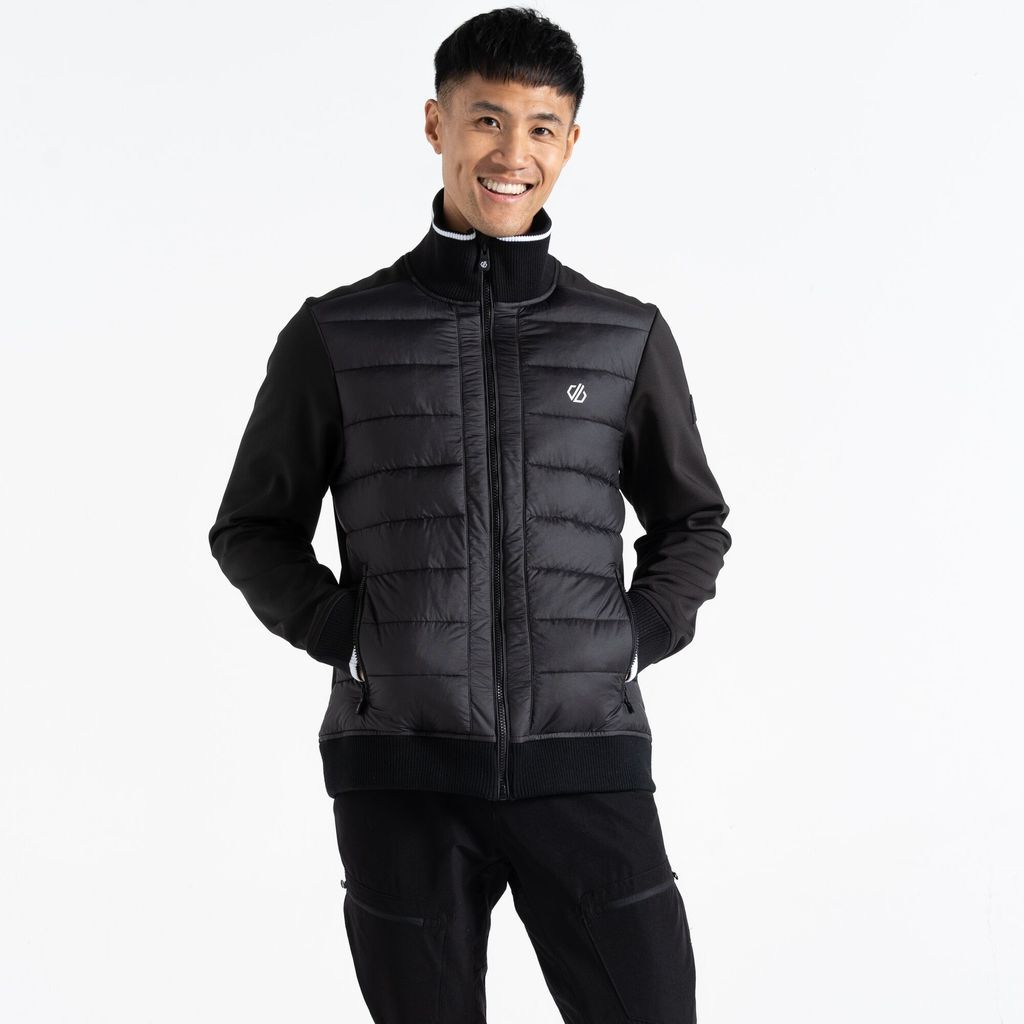 Mens Frost Hybrid Jacket Black, Size: L