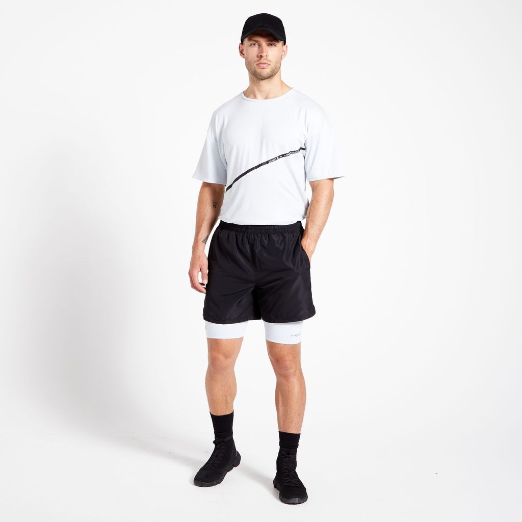 Men's Quick Drying Psych Up Training Shorts Black, Size: Xxl