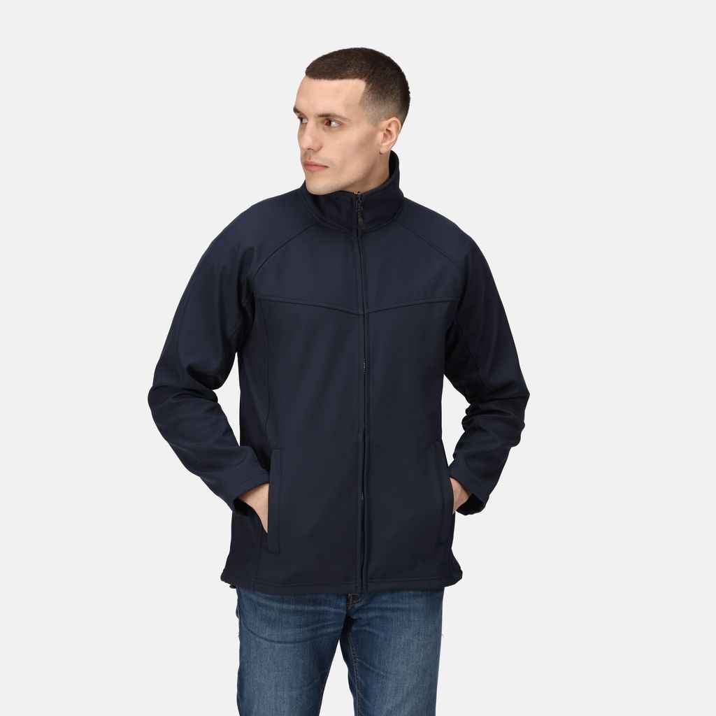 Regatta Workwear Men's Uproar Softshell Jacket Navy, Size: S