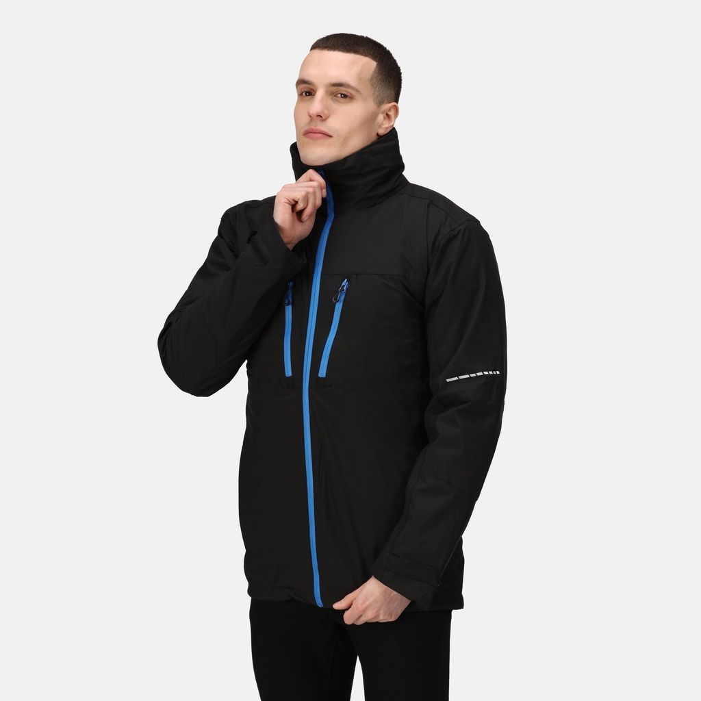 Men's X-Pro Evader Iii 3 in 1 Waterproof Insulated Jacket Black Oxford Blue, Size: Xxl