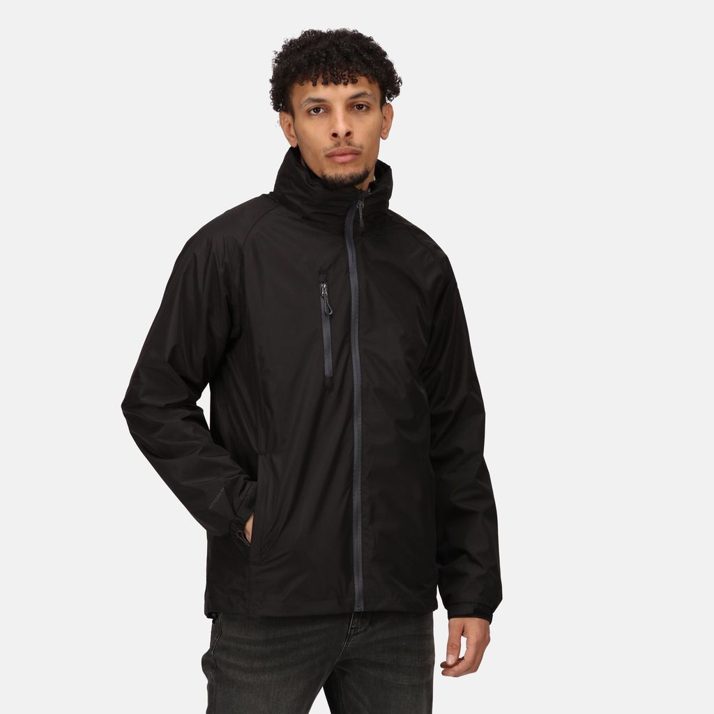 Regatta Workwear Men's Honestly Made Recycled 3 in 1 Waterproof Jacket Black, Size: M