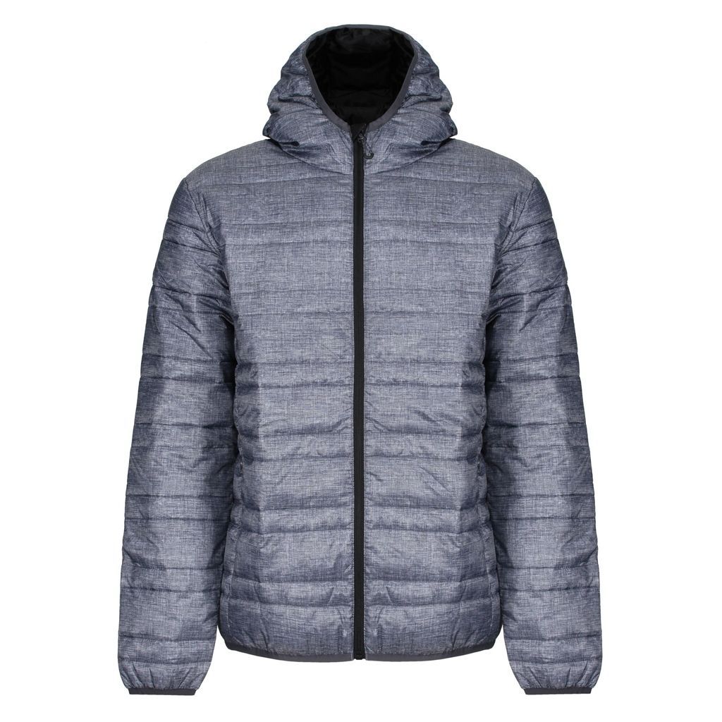 Men's Firedown Insulated Packaway Jacket Marl Grey, Size: M