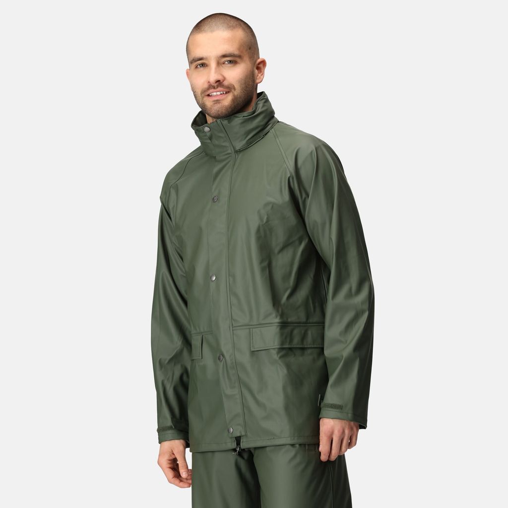 Regatta Workwear Men's Stormflex II Waterproof Jacket Olive, Size: Xxxl