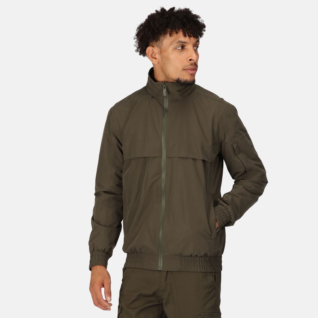 Men's Shorebay Waterproof Jacket Dark Khaki, Size: 3XL