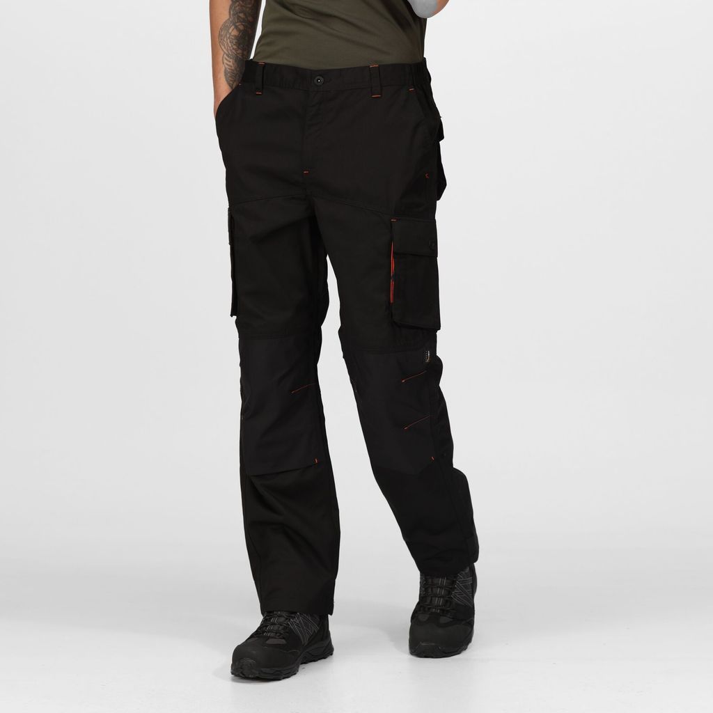 Men's Stylish Heroic Worker Trousers Black, Size: 38