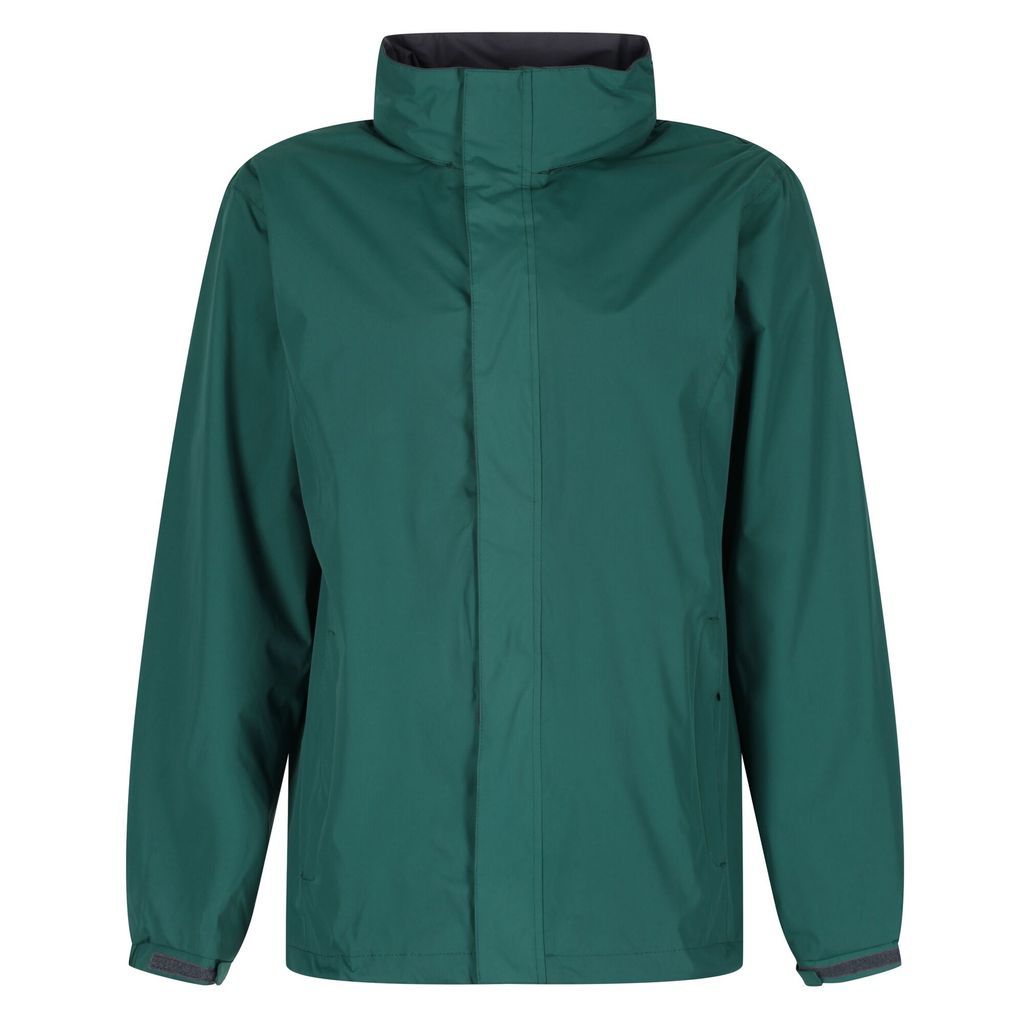 Men's Ardmore Waterproof Jacket Bottle Green Seal Grey, Size: M