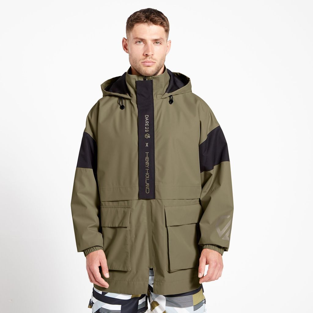 Men's Breathable Illude Waterproof Jacket Slate Green, Size: XL