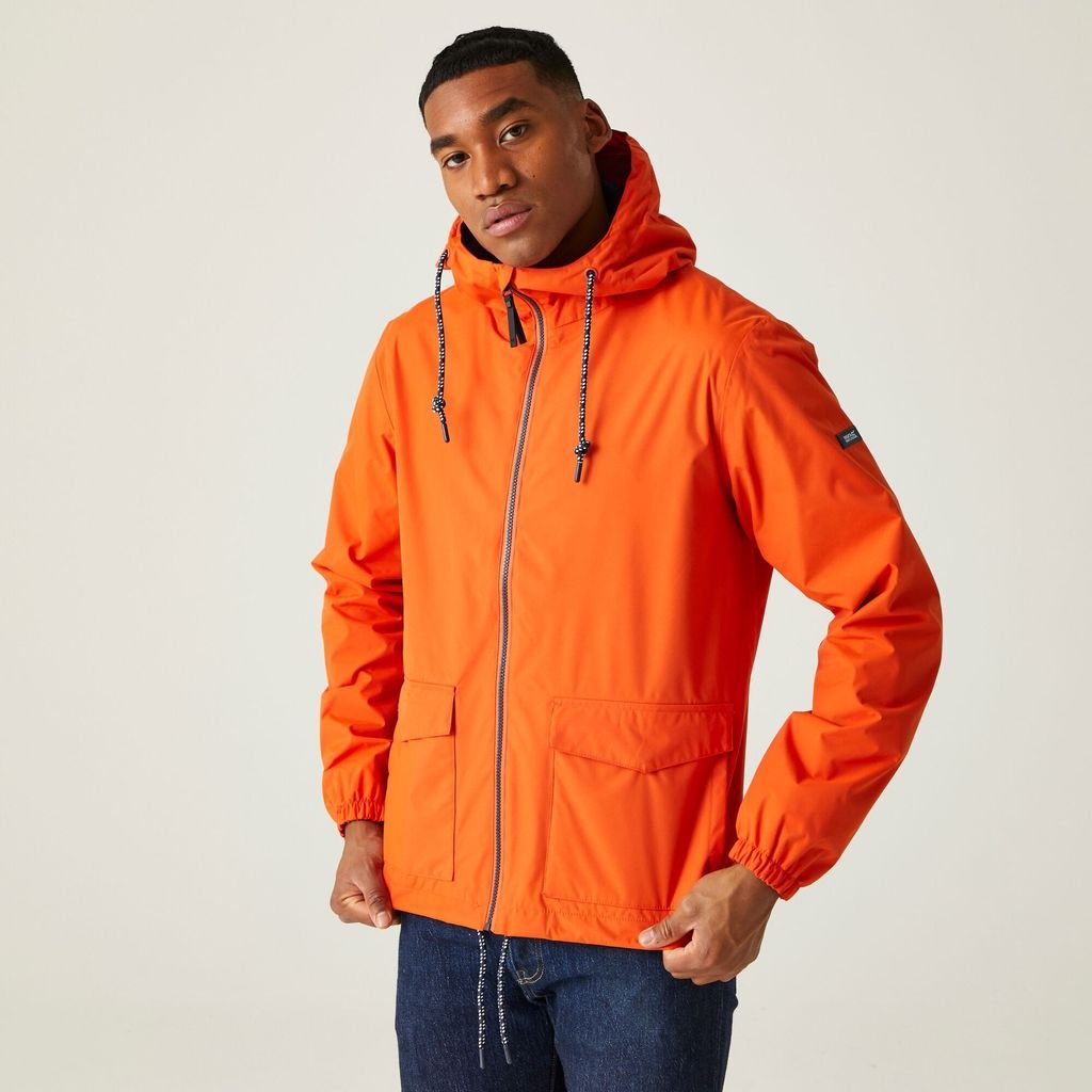 Men's Breathable Bayano Waterproof Jacket Rusty Orange, Size: 4XL