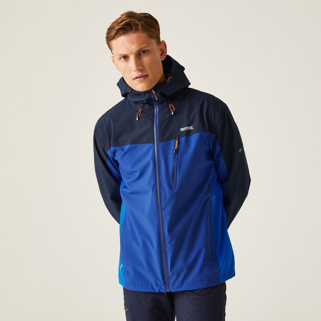 Men's Breathable Birchdale Waterproof Jacket New Royal Navy Oxford Blue, Size: 3XL