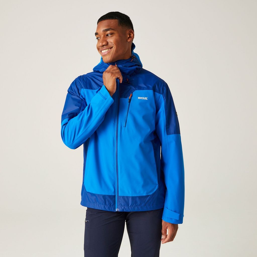 Men's Breathable Highton Stretch Iii Waterproof Jacket Oxford Blue New Royal, Size: 3XL