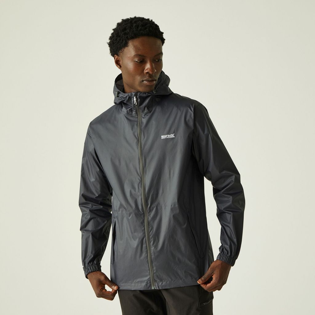 Men's Lightweight Pack-It Iii Waterproof Jacket Seal Grey, Size: Xxl