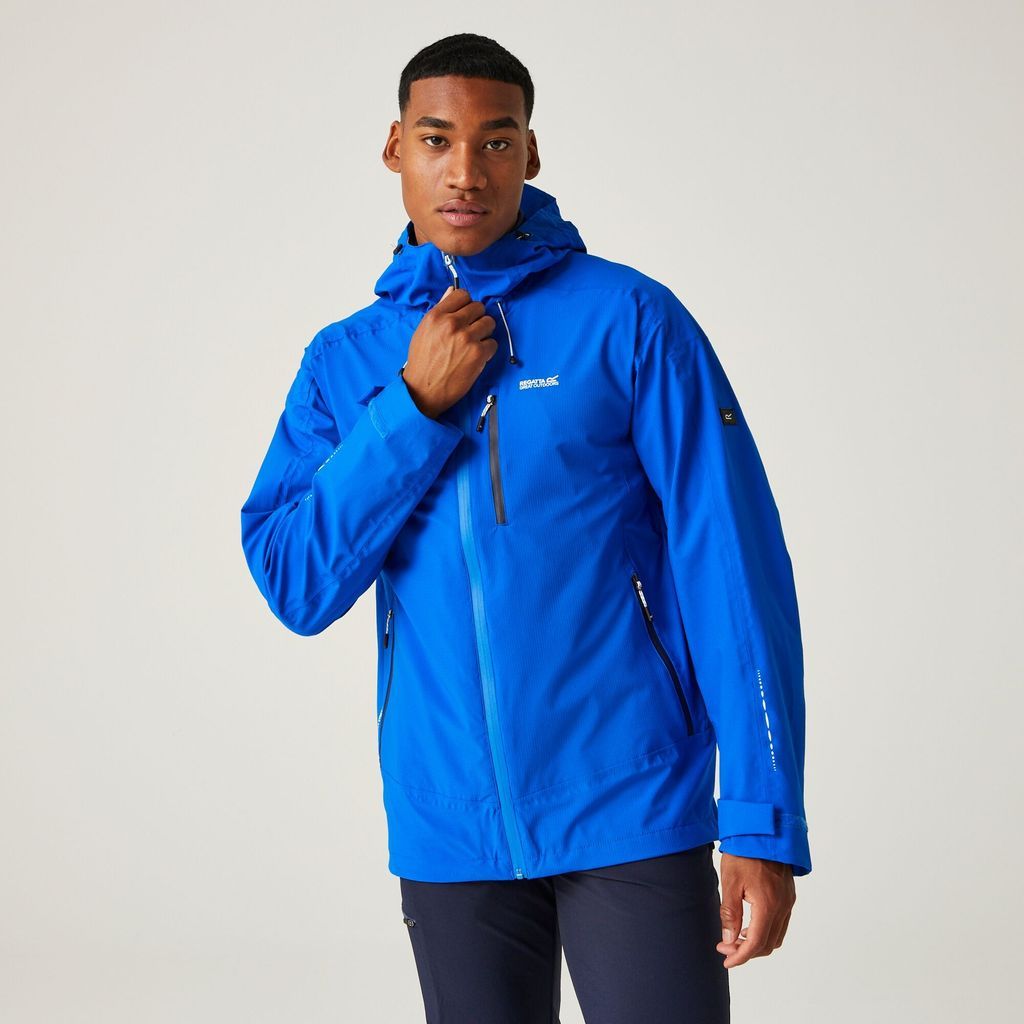 Men's Lightweight Okara Waterproof Jacket Oxford Blue Navy, Size: 3XL