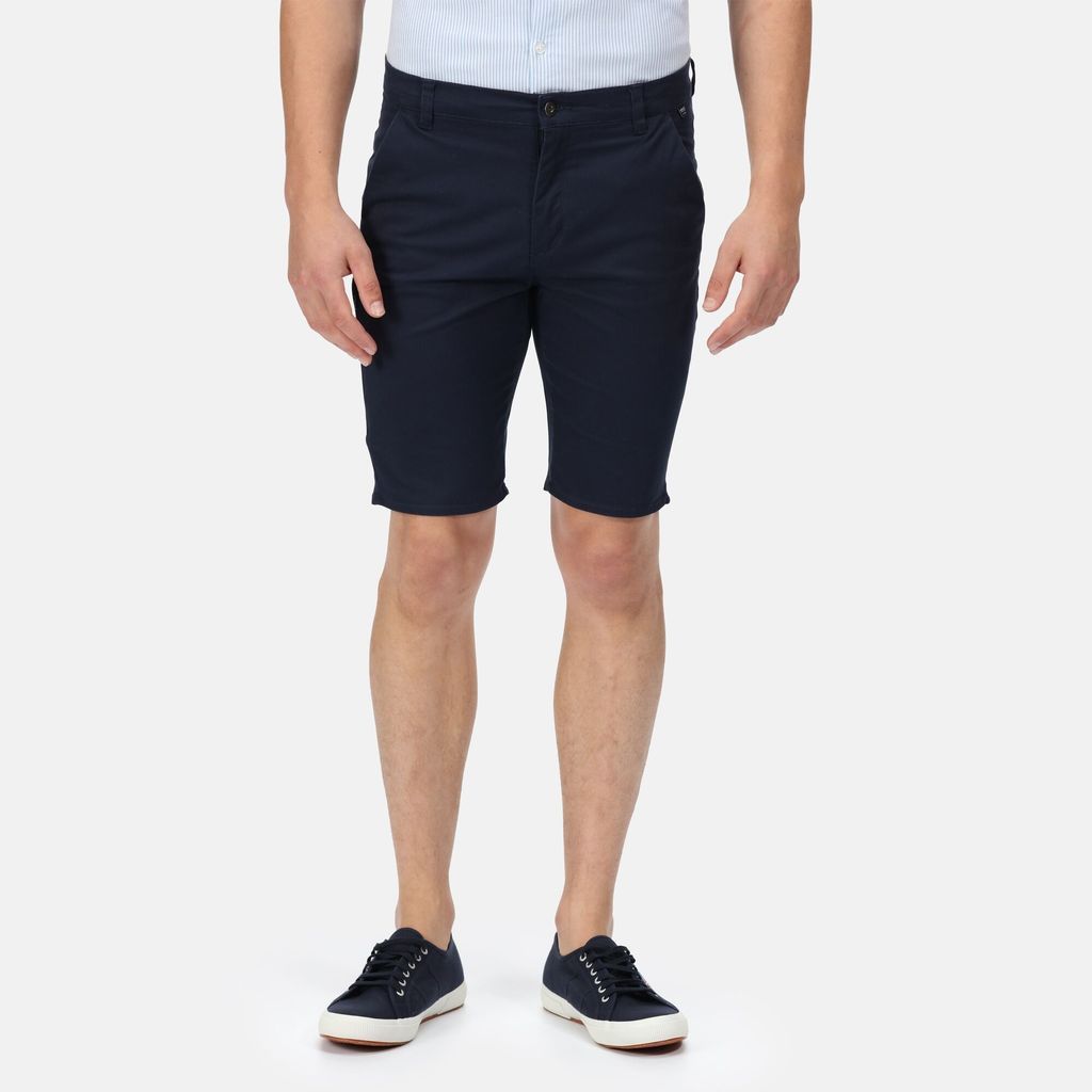 Men's Breathable Sandros Chino Shorts Navy, Size: 32