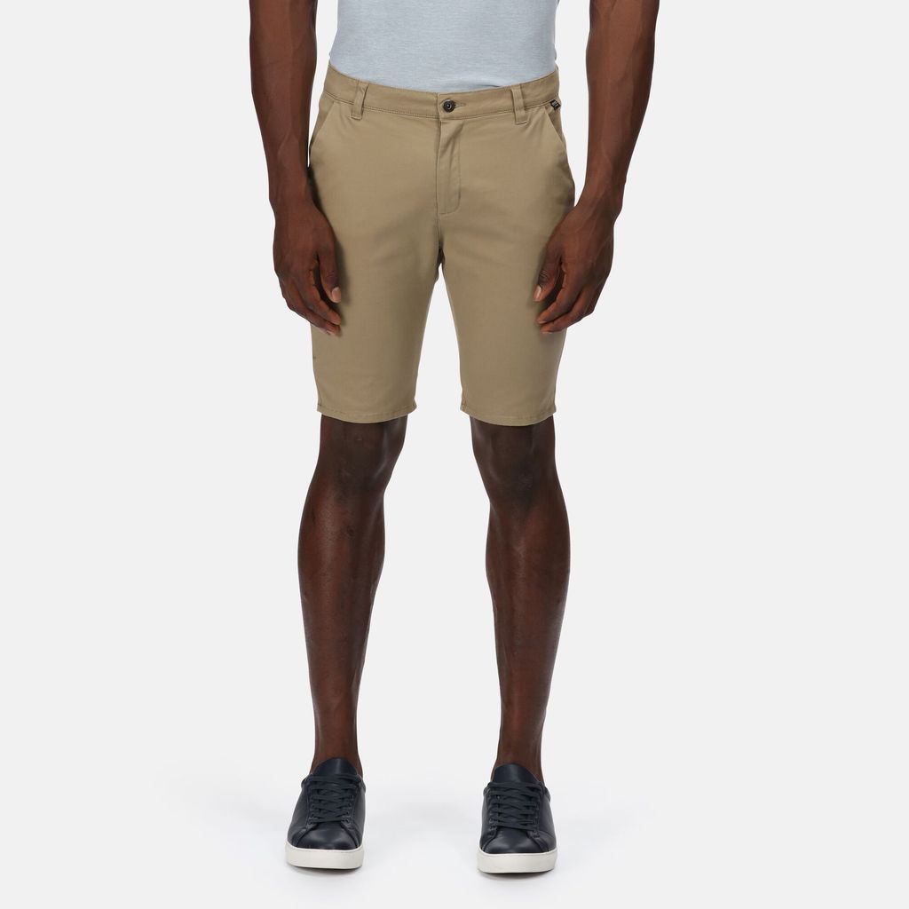 Men's Breathable Sandros Chino Shorts Gold Sand, Size: 33