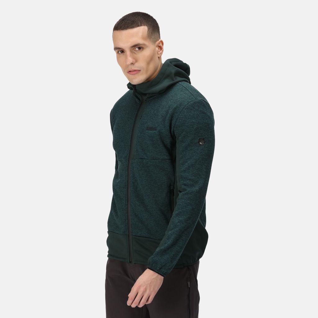 Mens Bresdon Softshell Hooded Jacket Green Gables, Size: M