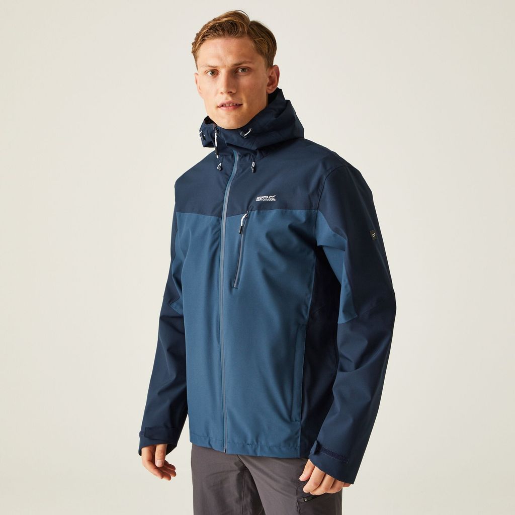 Men's Breathable Birchdale Waterproof Jacket Moonlight Denim Navy, Size: Xxl