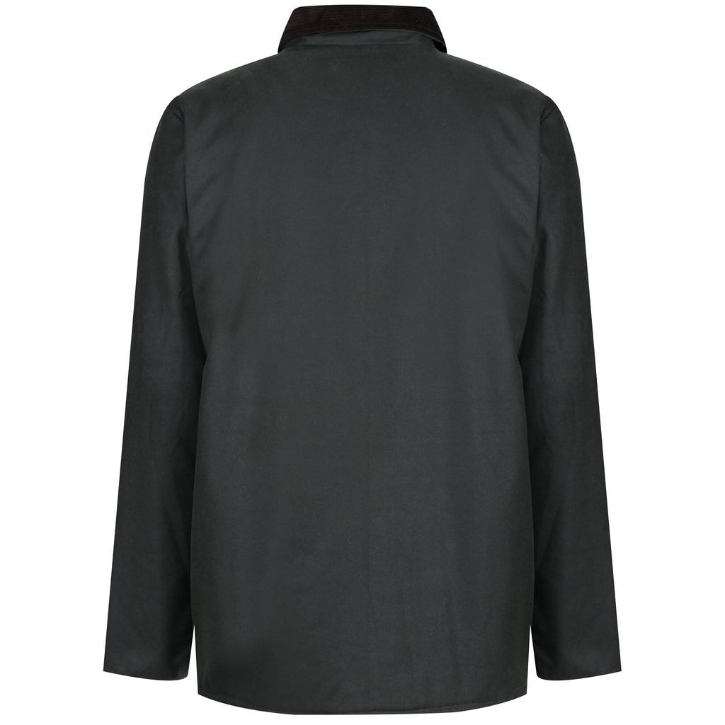 Men's Pensford Wax Jacket Dark Khaki, Size: S